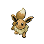 Eevee front-facing sprite from Pokémon Emerald