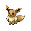 Eevee front-facing sprite from Pokémon FireRed