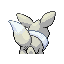 Eevee shiny back-facing sprite from Pokémon FireRed