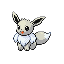 Eevee shiny front-facing sprite from Pokémon FireRed