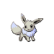 Eevee shiny front-facing sprite from Pokémon SoulSilver