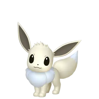 Eevee shiny front-facing sprite from Pokémon Moon