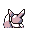 Eevee back-facing sprite from Pokémon Red