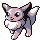 Eevee front-facing sprite from Pokémon Red