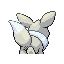 Eevee shiny back-facing sprite from Pokémon Sapphire