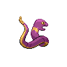 Ekans back-facing sprite from Pokémon Black 2
