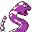 Ekans back-facing sprite from Pokémon Crystal