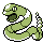 Ekans shiny front-facing sprite from Pokémon Crystal