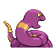 Ekans back-facing sprite from Pokémon Pearl