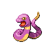 Ekans front-facing sprite from Pokémon Pearl