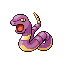 Ekans front-facing sprite from Pokémon Emerald