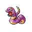 Ekans front-facing sprite from Pokémon FireRed