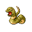 Ekans shiny front-facing sprite from Pokémon FireRed