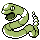 Ekans shiny front-facing sprite from Pokémon Gold