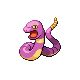 Ekans front-facing sprite from Pokémon Platinum