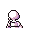 Ekans back-facing sprite from Pokémon Blue