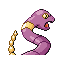 Ekans back-facing sprite from Pokémon Sapphire