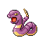 Ekans front-facing sprite from Pokémon Sapphire