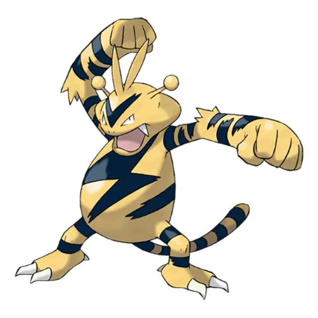 Electabuzz, the Electric Pokémon — Electric-type Pokémon official artwork
