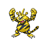 Electabuzz front-facing sprite from Pokémon Black