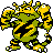 Electabuzz shiny front-facing sprite from Pokémon Crystal