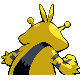 Electabuzz back-facing sprite from Pokémon Diamond