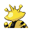 Electabuzz back-facing sprite from Pokémon FireRed