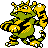 Electabuzz shiny front-facing sprite from Pokémon Silver