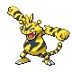 Electabuzz front-facing sprite from Pokémon HeartGold