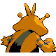 Electabuzz shiny back-facing sprite from Pokémon HeartGold