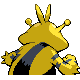 Electabuzz back-facing sprite from Pokémon Platinum