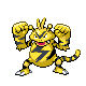 Electabuzz front-facing sprite from Pokémon Platinum