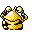 Electabuzz back-facing sprite from Pokémon Blue