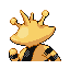 Electabuzz back-facing sprite from Pokémon Sapphire