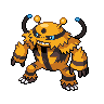 Electivire shiny front-facing sprite from Pokémon White 2