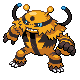 Electivire shiny front-facing sprite from Pokémon Pearl