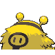Electivire back-facing sprite from Pokémon SoulSilver