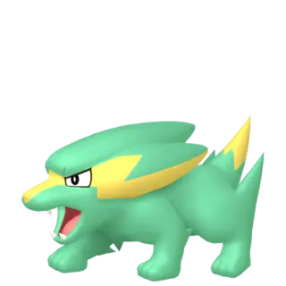 Electrike front-facing sprite from Pokémon Sword