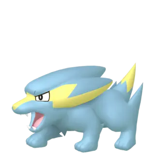 Electrike shiny front-facing sprite from Pokémon Sword