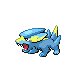 Electrike shiny front-facing sprite from Pokémon Platinum