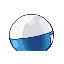 Electrode shiny back-facing sprite from Pokémon FireRed