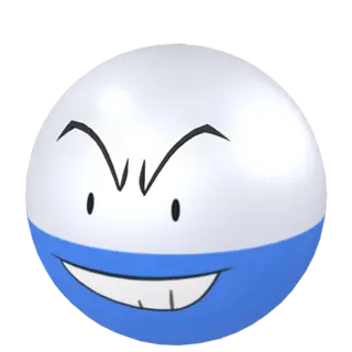 Electrode shiny front-facing sprite from Pokémon Omega Ruby