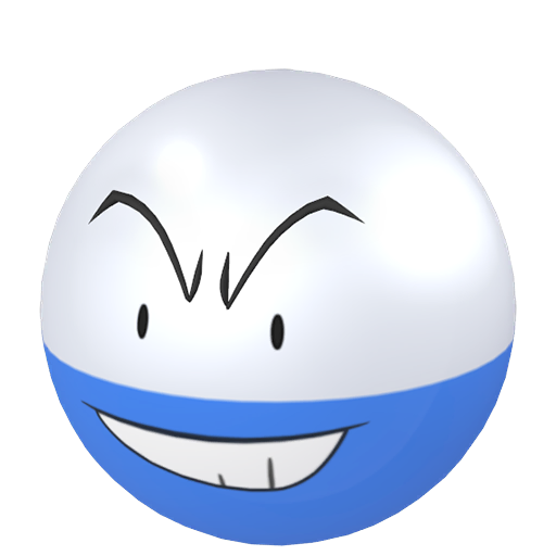 Electrode shiny front-facing sprite from Mega Dimension