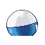 Electrode shiny back-facing sprite from Pokémon Ruby