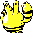 Elekid back-facing sprite from Pokémon Crystal
