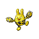 Elekid shiny front-facing sprite from Pokémon Diamond