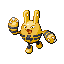 Elekid front-facing sprite from Pokémon Ruby