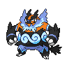Emboar shiny front-facing sprite from Pokémon Black