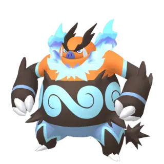 Emboar shiny front-facing sprite from Pokémon Violet