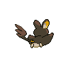 Emolga shiny back-facing sprite from Pokémon Black